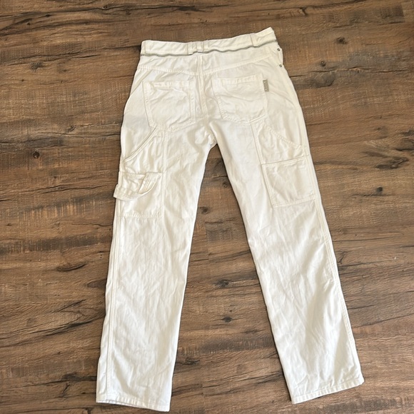Balmain white zippered Jeans. Size 31 - Picture 5 of 11